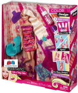 Barbie doll hair salon online