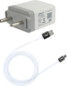 Orbatt 2.8A White Fast Charger With Charge & Sync USB Cable Mobile Charger