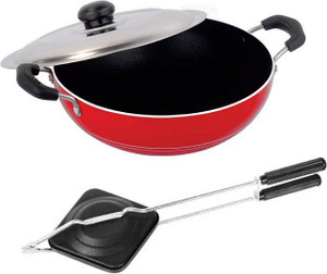 Omic Omic Classic Kadhai & Sandwich Toast Cookware Set