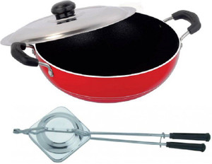 Omic Omic Classic Kadhai & Sandwich Toast Cookware Set