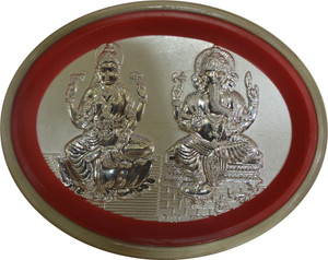 Kataria Jewellers Lakshmi Ganesh S 999 10 g Silver Coin