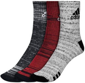 Adidas Men Solid Crew Length Socks