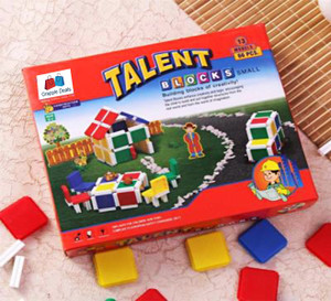 GRAPPLE DEALS Talent Building Blocks Small Blocks Of Creativity For Kids.(Multicolor)