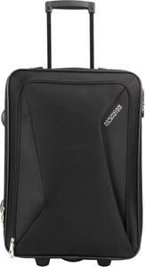 American Tourister AMT COLUMBIA UR 55CM BLACK Expandable Cabin Luggage - 20 Inches
