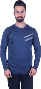 R S Garments Full Sleeve Solid Men's Sweatshirt