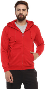 Adbucks Full Sleeve Solid Men's Sweatshirt