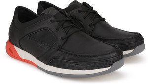 CLARKS Ormand Sail Black Leather Corporate Casuals For Men Buy Black Color CLARKS Ormand Sail Black Leather Corporate Casuals For Men Online at Best Price Shop Online for Footwears in