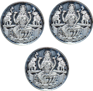 Kataria Jewellers Laxmi Mata S 999 2 g Silver Coin