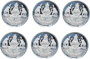 Kataria Jewellers Laxmi Mata S 999 1 g Silver Coin