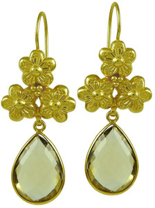 Miska Silver Modern Women Crystal Alloy Drop Earring