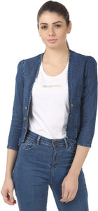 My Swag Full Sleeve Solid Women's Denim Jacket