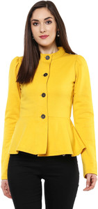 Sassafras Full Sleeve Solid Women's Jacket