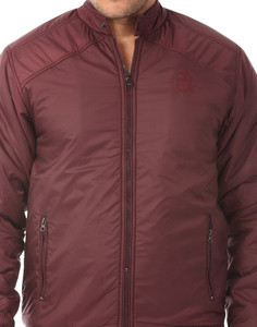Club Fox Full Sleeve Solid Men Jacket Buy Maroon Club Fox Full