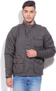 pepe jeans full sleeve solid men's jacket