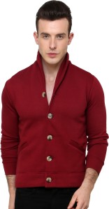 Casual Tees Full Sleeve Solid Men's Fleece Coat Jacket