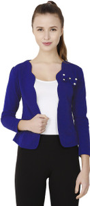 BuyNewTrend 3/4th Sleeve Solid Women's Jacket