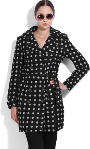 Van Heusen Full Sleeve Polka Print Women's Wool Jacket Jacket