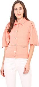 Instacrush Half Sleeve Solid Women's Jacket