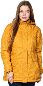 Orewa Full Sleeve Solid Women's Self Design Jacket Jacket