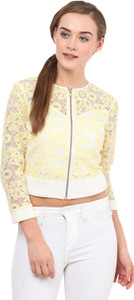 Honey & B Half Sleeve Solid Women's Jacket
