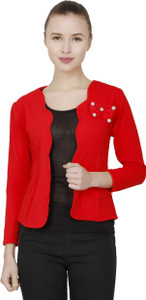 BuyNewTrend 3/4th Sleeve Solid Women's Jacket