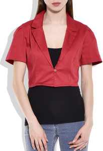 Eves Pret A Porter Half Sleeve Solid Women's Jacket