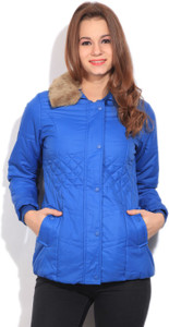 People Full Sleeve Solid Women's Quilted Jacket