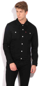 levi's full sleeve solid men's jacket