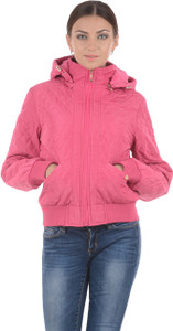 Burdy Full Sleeve Solid Women's Quilted Jacket