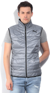 Puma sleeveless solid men's jacket clearance