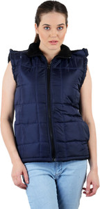 Raabta Fashion Sleeveless Solid Women's Jacket