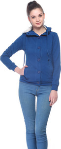 Gritstones Full Sleeve Solid Women's Jacket