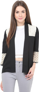 Honey & B Half Sleeve Solid Women's Jacket