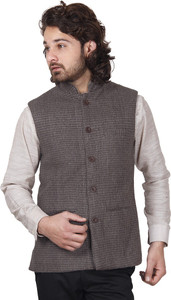 Woolen sleeveless jacket store