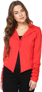 The Gudlook Full Sleeve Solid Women's Jacket
