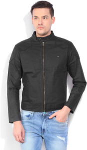 pepe jeans full sleeve solid men's jacket