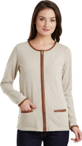 Cherymoya Full Sleeve Solid Women's Jacket