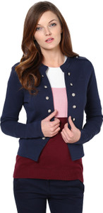 Harpa Full Sleeve Solid Women's Jacket