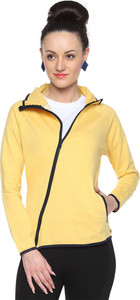 Campus Sutra Full Sleeve Solid Women Jacket Jacket