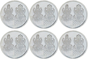 Kataria Jewellers Lakshmi Ganesh S 999 20 g Silver Coin
