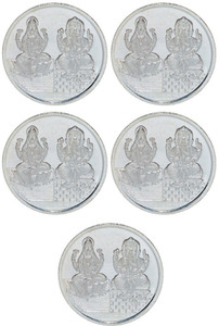Kataria Jewellers Lakshmi Ganesh S 999 20 g Silver Coin