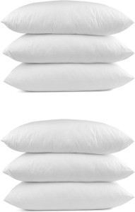 JDX Solid Bed/Sleeping Pillow Pack of 6