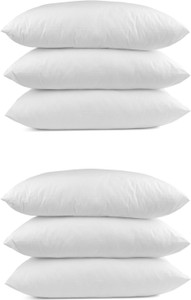 JDX Solid Bed/Sleeping Pillow Pack of 6