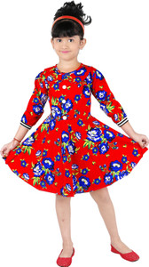 STYLOKIDS Girls Midi/Knee Length Casual Dress
