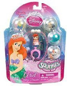 DISNEY Squinkies Princess Ariel Surprize Bracelet Set Squinkies