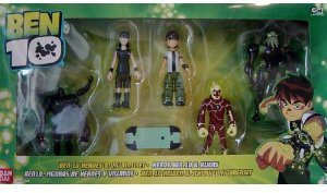 Bandai Ben 10 Heroes Villains Figure Set Sixsix Kevin 11 Ben