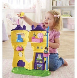 Little people cheap rapunzel castle