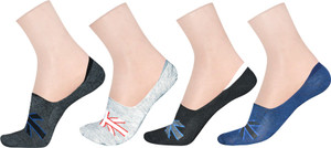 LA SMITH Men's No Show Socks