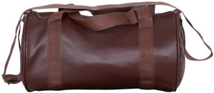UrbanInteria UI1711SB001 Latest Unisex Mat Finsihing Brown Leather Sports kit / Gym Bag for Ladies and Gents