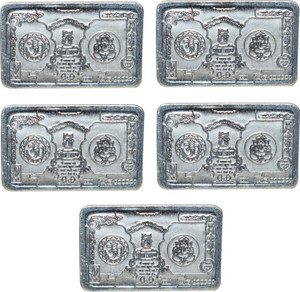 Kataria Jewellers Om & Ganesha S 999 5 g Silver Bar